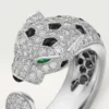 Panthere De Cartier Ring – Weißgold, Smaragde, Onyx, Diamanten – Cartier