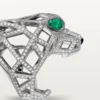 Panthere De Cartier Ring – Weißgold, Smaragde, Onyx, Diamanten – Cartier