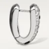 Panthere Diamond Small Hoop Ohrringe, Weißgold | Cartier Us