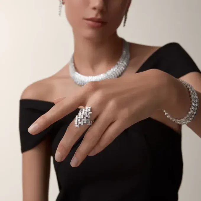 Reflection De Cartier Ohrringe, Diamanten