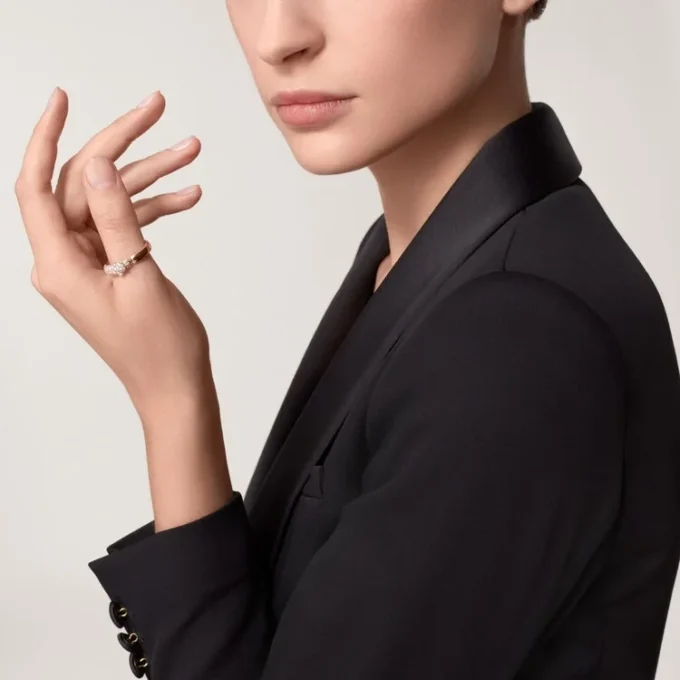 Ring „Panthere de Cartier“ – Roségold, Onyx, Smaragde, Diamanten – Cartier