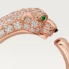 Ring „Panthere de Cartier“ – Roségold, Onyx, Smaragde, Diamanten – Cartier