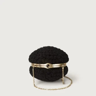 Runde Häkeltasche, Cartier Soir
