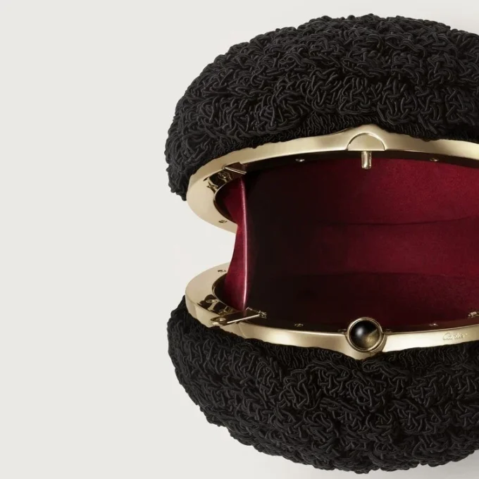Runde Häkeltasche, Cartier Soir