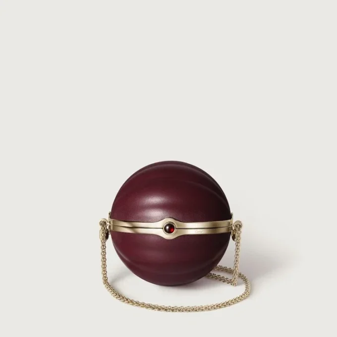 Runde Tasche mit Gadroon-Motiv, Cartier Soir