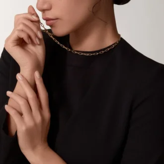 Santos de Cartier Halskette, Kette, kleines Modell