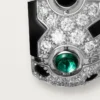 [Sur]Naturel Ohrringe – Weißgold, Smaragde, Onyx, Diamanten – Cartier