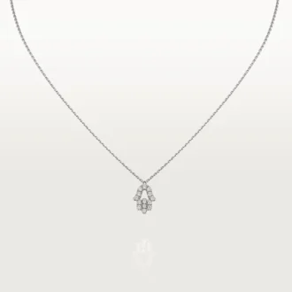 Symbol-Halskette – Weißgold, Diamant – Cartier