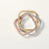 Trinity Cushion Ring, klassisches Modell, mit Pavé-Besatz
