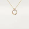 Trinity-Diamantkette aus dreifarbigem Gold | Cartier US