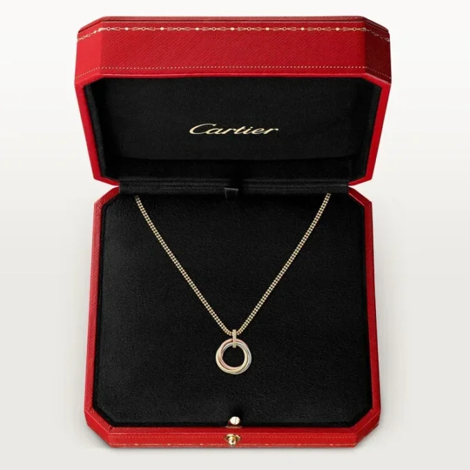 Trinity-Diamantkette aus dreifarbigem Gold | Cartier US