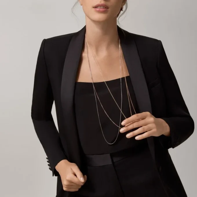 Trinity-Halskette – Weißgold, Gelbgold, Roségold – Cartier