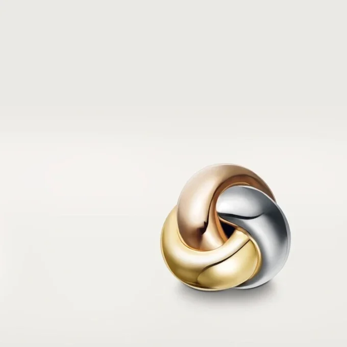 Trinity-Manschettenknöpfe – Gelb-, Rosé- und Weißgold – Cartier