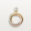 Trinity-Ohrringe, Diamanten im Brillantschliff