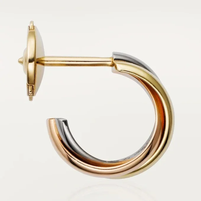 Trinity-Ohrringe – Weißgold, Gelbgold, Roségold – Cartier