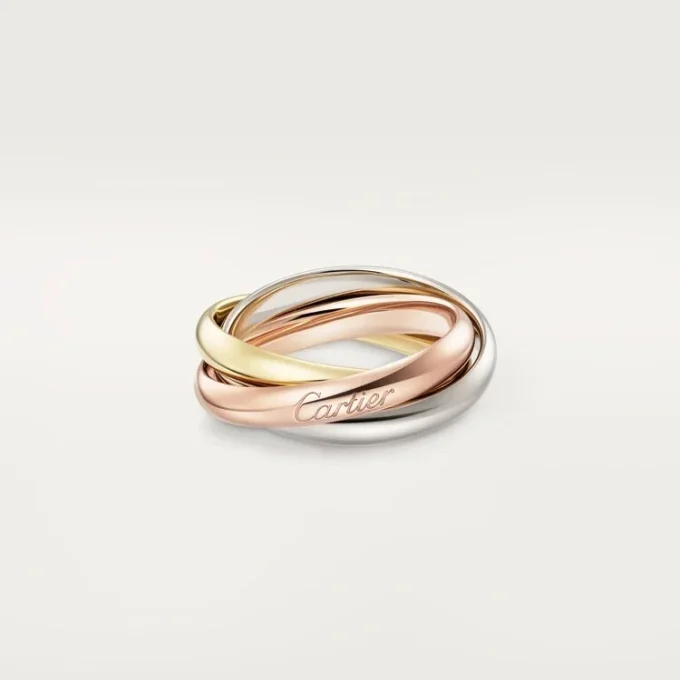 Trinity-Ring aus dreifarbigem Gold, klassisches Modell | Cartier Us