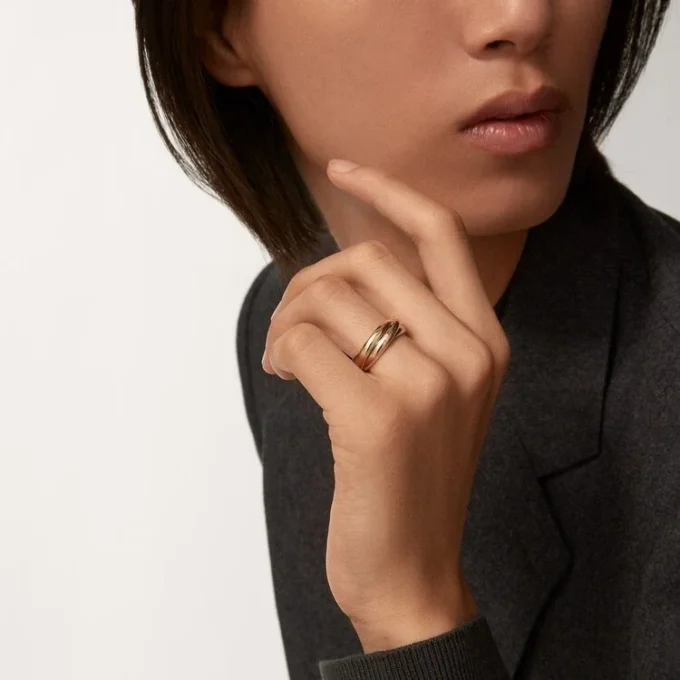 Trinity-Ring aus dreifarbigem Gold, klassisches Modell | Cartier Us