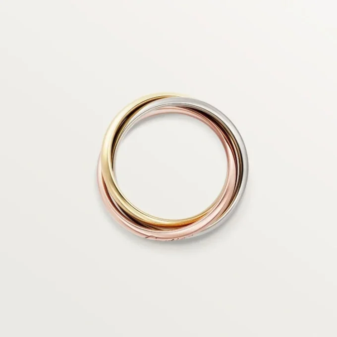 Trinity-Ring aus dreifarbigem Gold, klassisches Modell | Cartier Us
