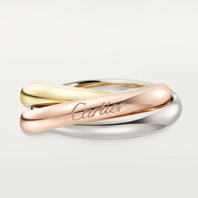 Trinity-Ring aus dreifarbigem Gold, klassisches Modell | Cartier Us