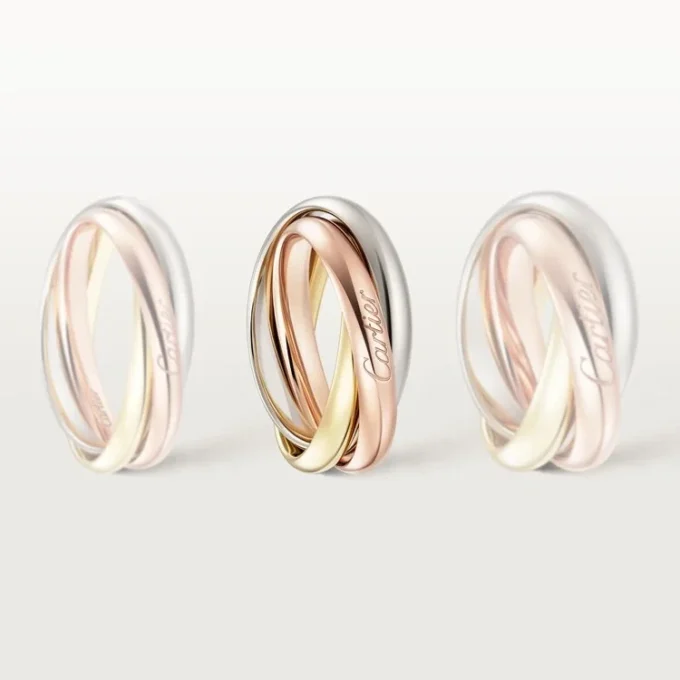 Trinity-Ring aus dreifarbigem Gold, klassisches Modell | Cartier Us