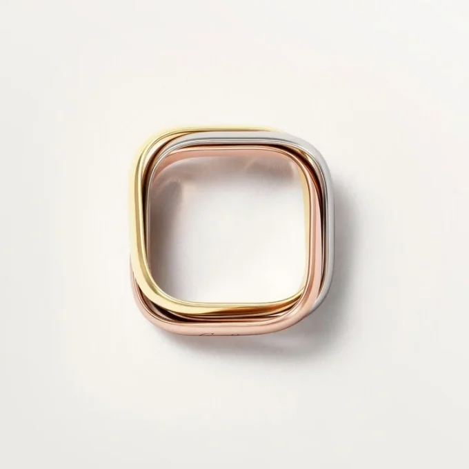 Trinity-Ring, kissenförmig, klassisches Modell