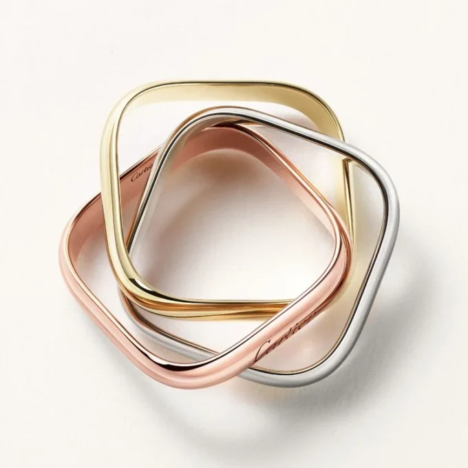 Trinity-Ring, kissenförmig, klassisches Modell