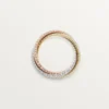 Trinity-Ring, klassisches Modell, mit Pavé-Fassung