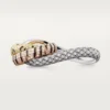 Trinity-Zweifingerring, Lack, Pavé