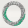 Cartier Libre Tuttitutti Halskette, Chrysopras