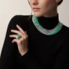 Cartier Libre Tuttitutti Halskette, Chrysopras