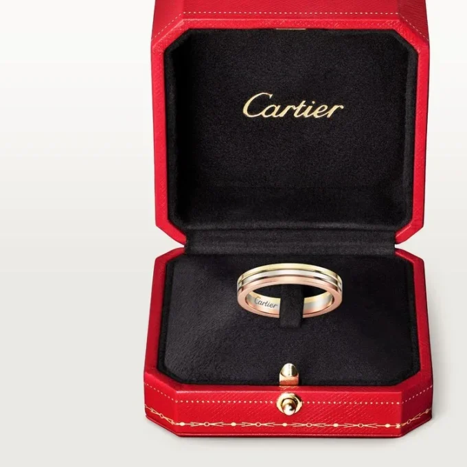 Vendome Louis Cartier Ehering, 3,5 mm Breite